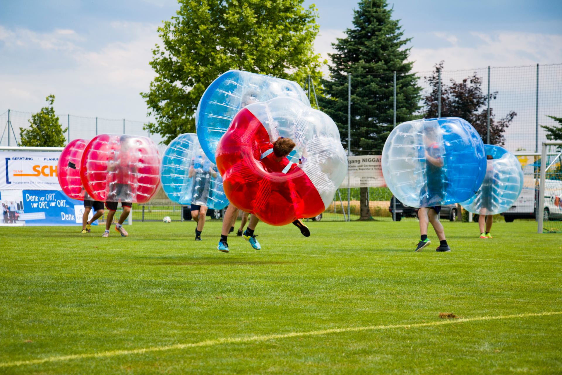 Jeux gonflables géants (type Intervilles ou Ninja Warrior)